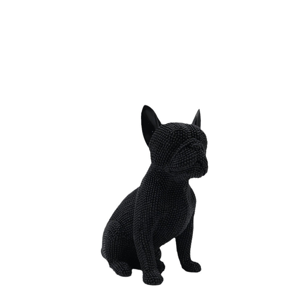 Shiny Bulldog Sculpture | Thrascher