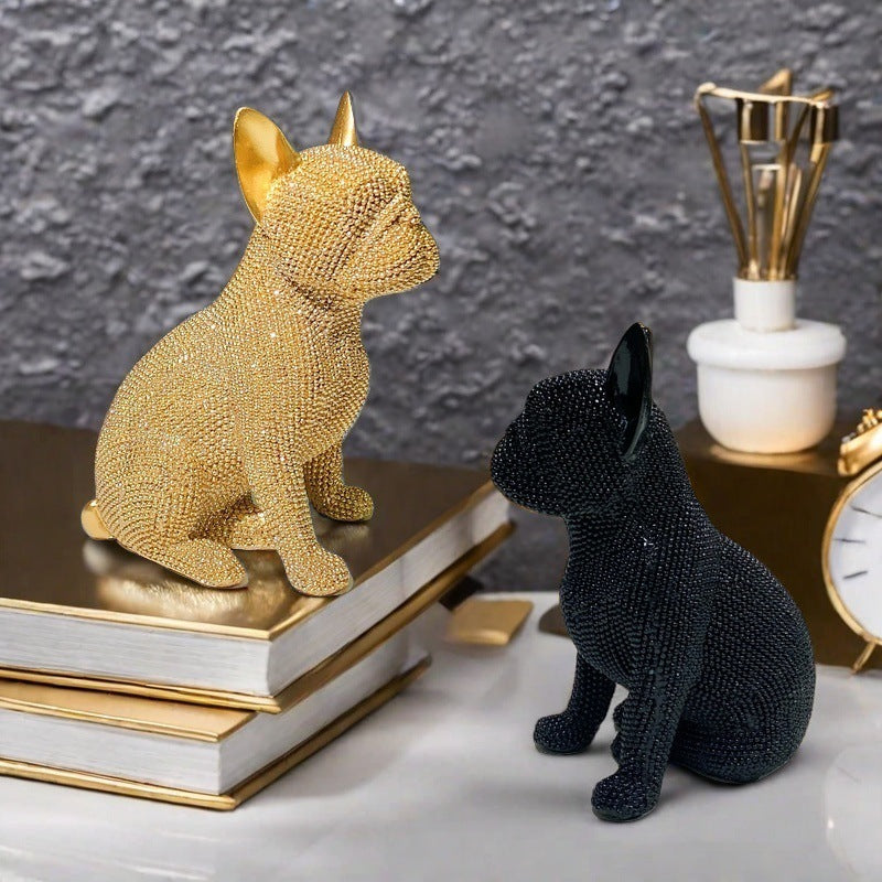 Shiny Bulldog Sculpture | Thrascher