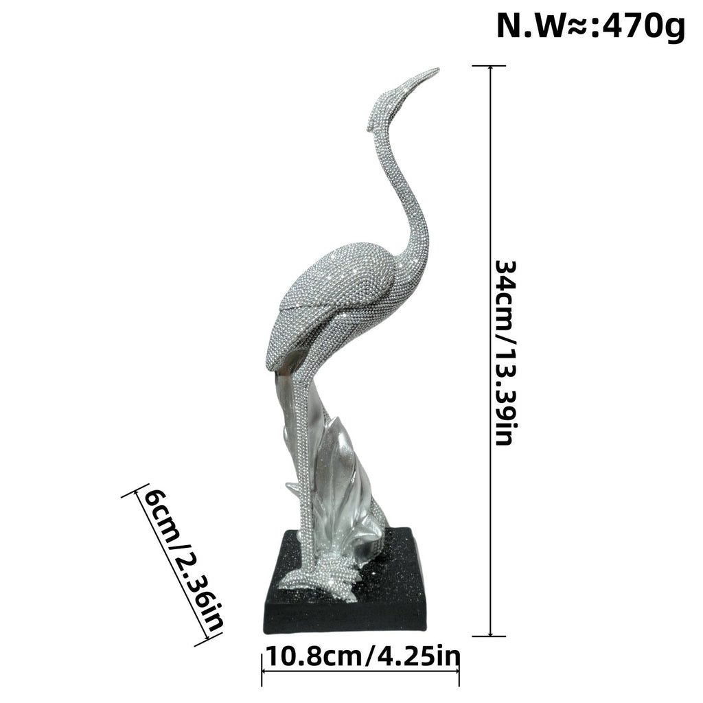 Shiny Parrot Figure on Log | Thrascher
