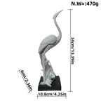 Shiny Parrot Figure on Log | Thrascher