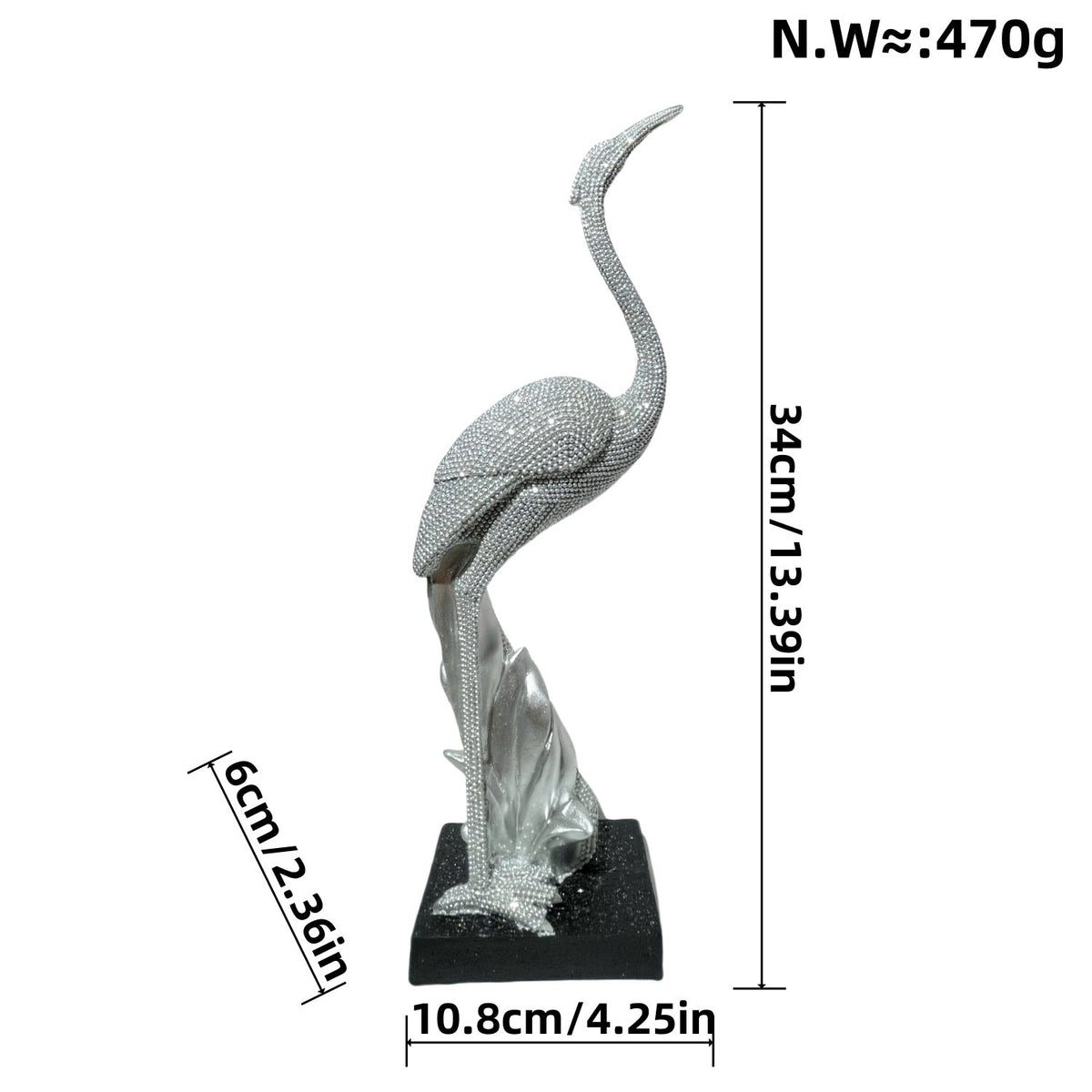 Shiny Parrot Figure on Log | Thrascher