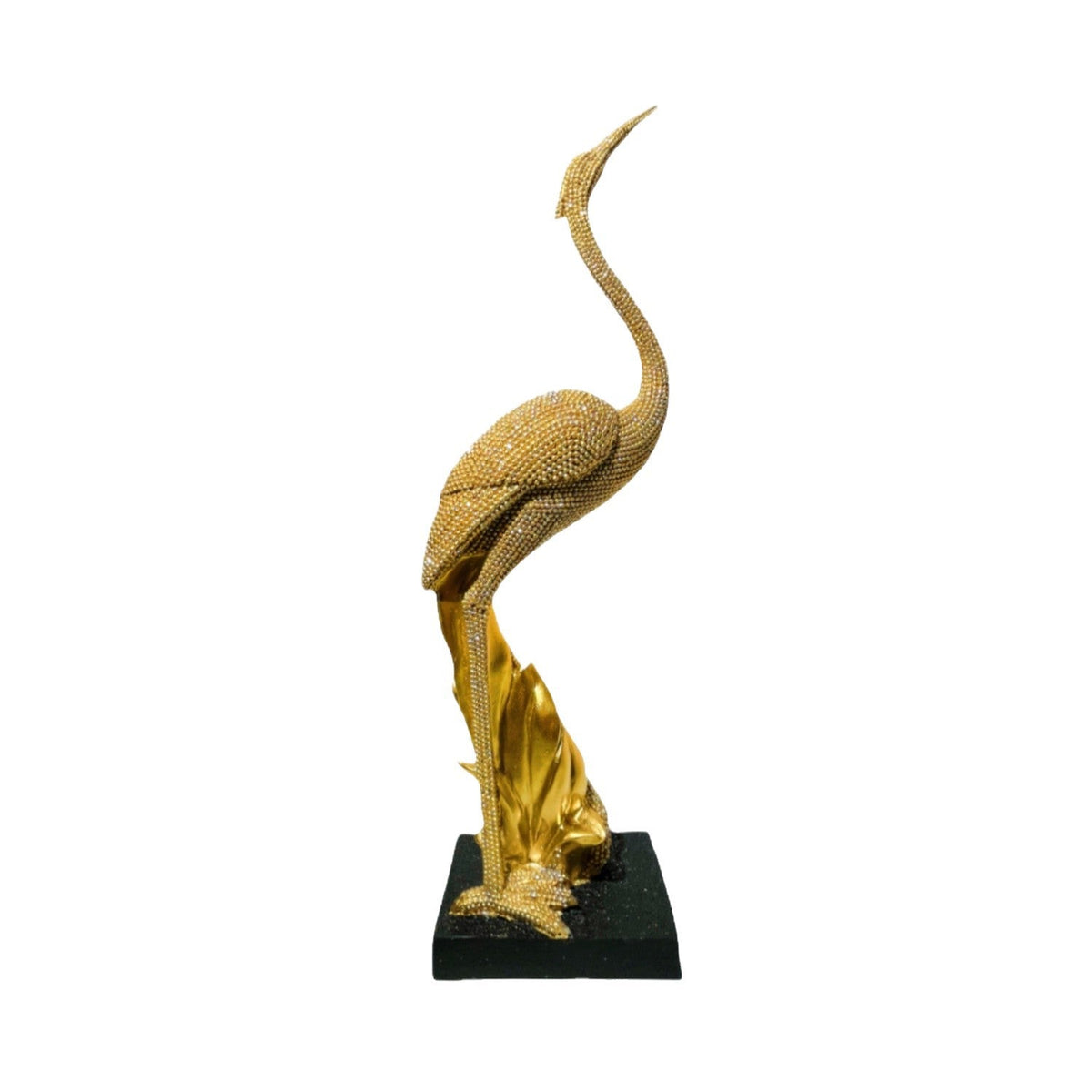 Shiny Parrot Figure on Log | Thrascher