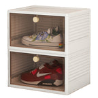 Shoe Storage Transparent White | Thrascher