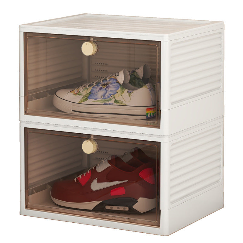 Shoe Storage Transparent White | Thrascher