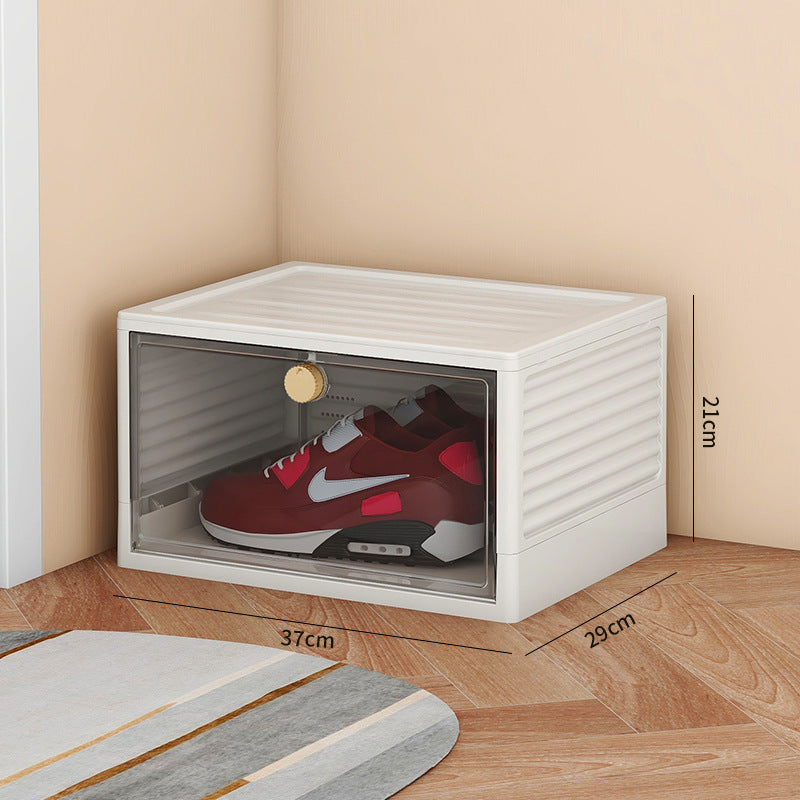 Shoe Storage Transparent White | Thrascher