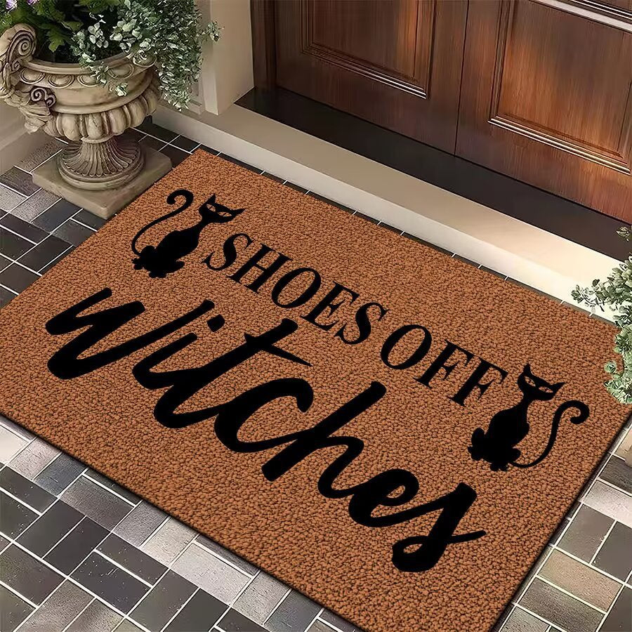 Shoes Off Witches Welcome Mat | Thrascher