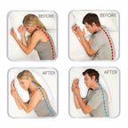 Side Sleeper Pillow with Ear Hole, Memory Foam, 20.5 × 13.8 × 3.9 in, view 5