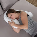 Side Sleeper Pillow with Ear Hole, Memory Foam, 20.5 × 13.8 × 3.9 in