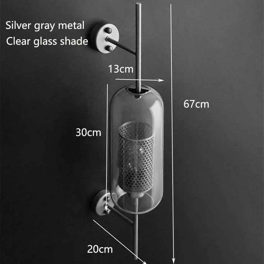 Silfova Glass Wall Lamp