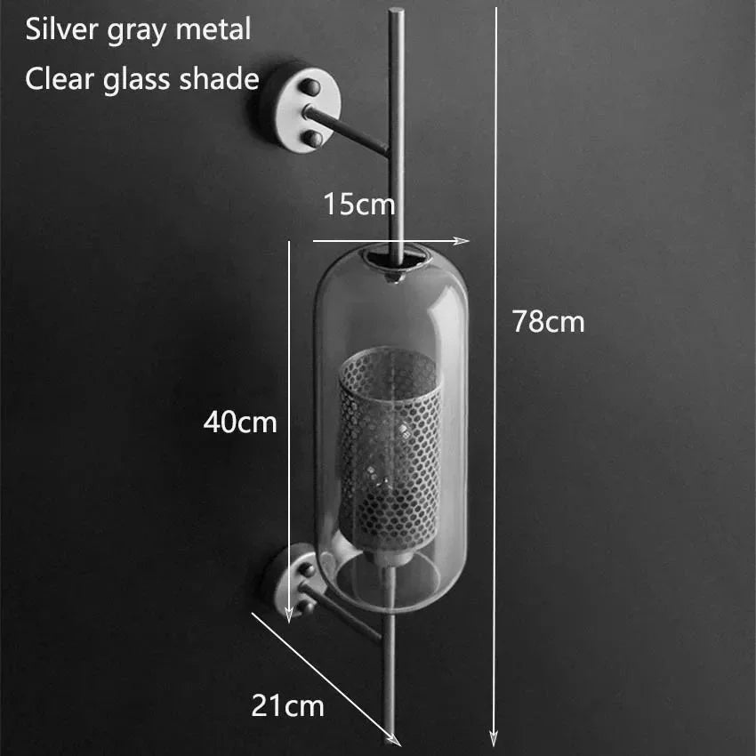 Silfova Glass Wall Lamp