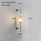 Silfova Glass Wall Lamp