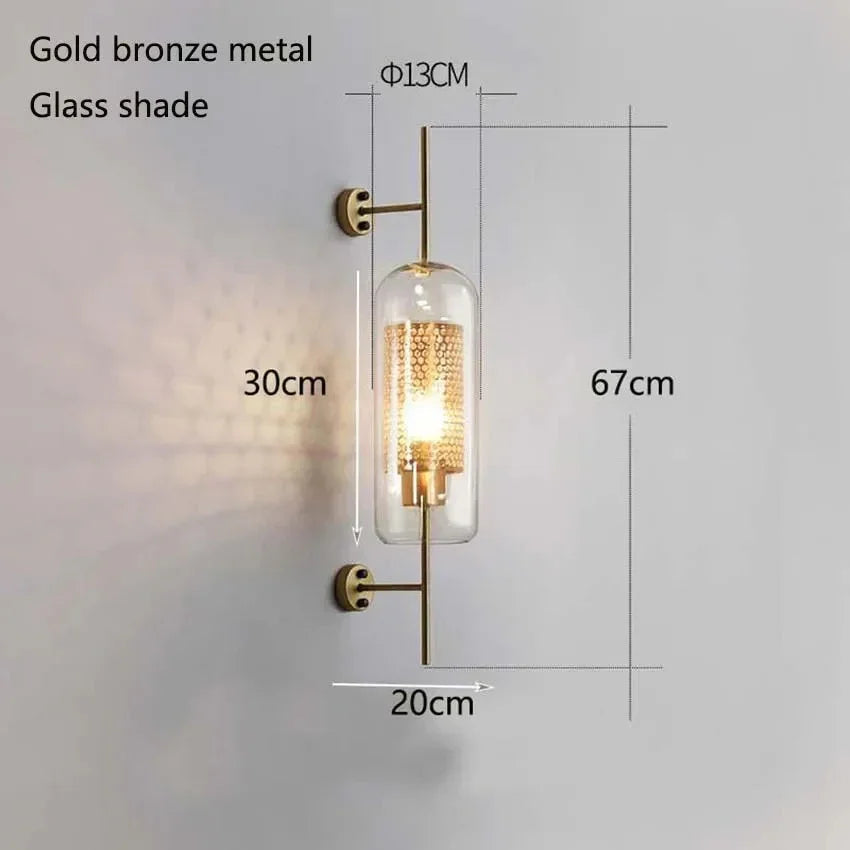Silfova Glass Wall Lamp