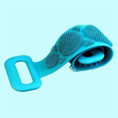 Silicone Back Scrubber with 1cm Dense Brush Head for Body and Feet, view 10
