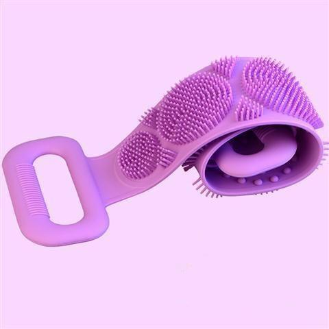 Silicone Back Scrubber with 1cm Dense Brush Head for Body and Feet, view 11