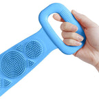 Silicone Back Scrubber with 1cm Dense Brush Head for Body and Feet, view 2