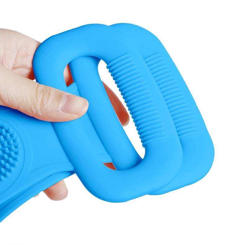 Silicone Back Scrubber with 1cm Dense Brush Head for Body and Feet, view 3