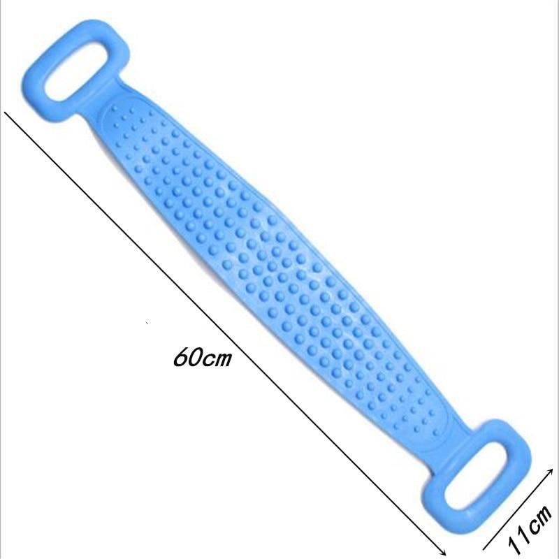Silicone Back Scrubber with 1cm Dense Brush Head for Body and Feet, view 7