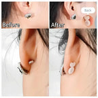 Silicone Earring Supports for Heavy Earrings, 1.6 cm, 2 Pairs
