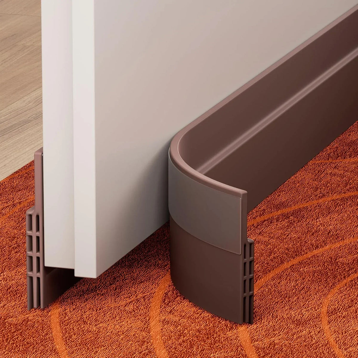 Silicone Self-Adhesive Door Draft Stopper, 100 cm, 5 cm Lip, view 6