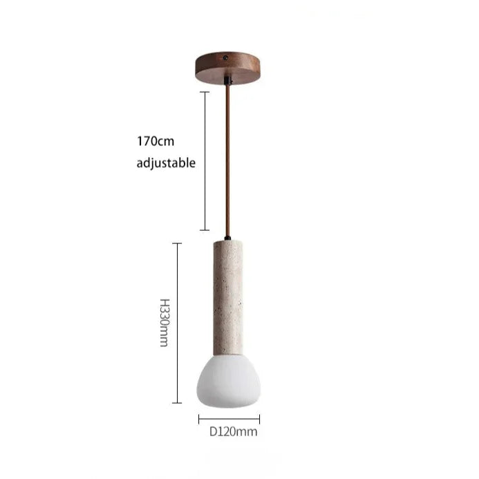 Silmella Travertine Pendant Lamp