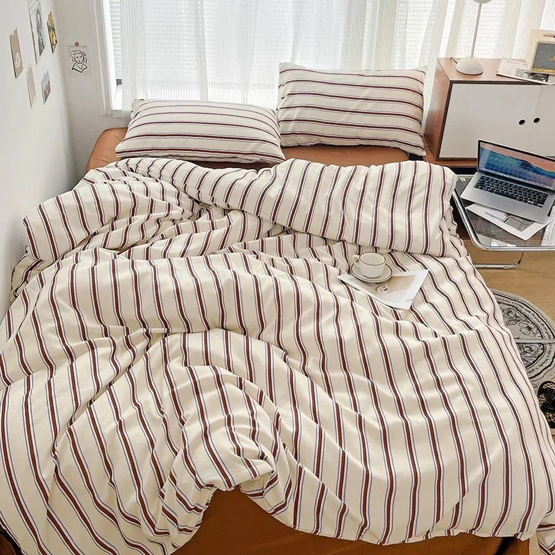 Silmessa Striped Bedding Set