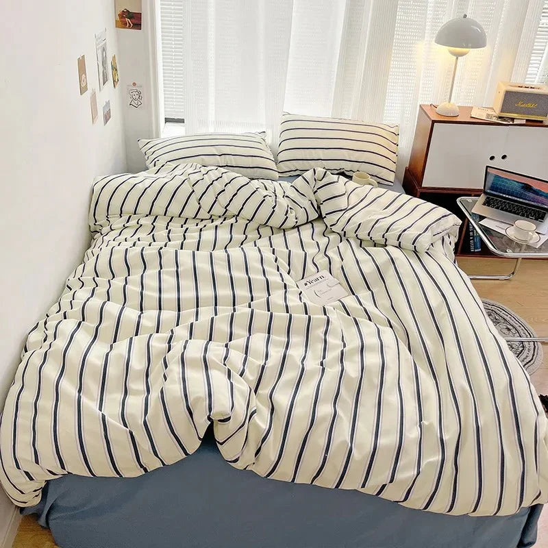 Silmessa Striped Bedding Set