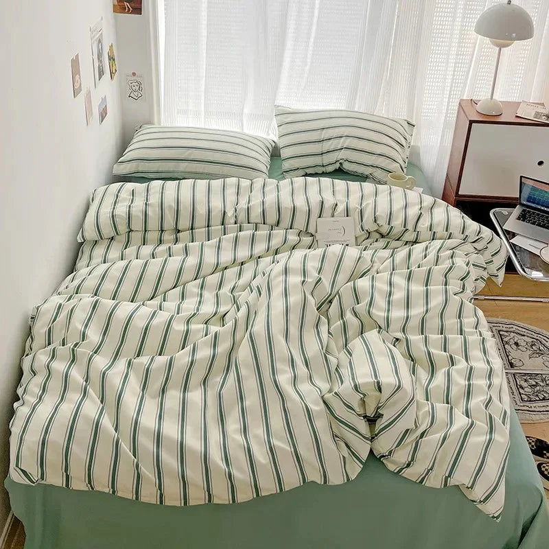 Silmessa Striped Bedding Set