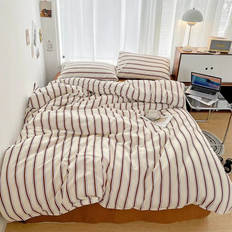 Silmessa Striped Bedding Set