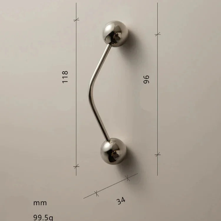 Silmova Brass Drawer Handle