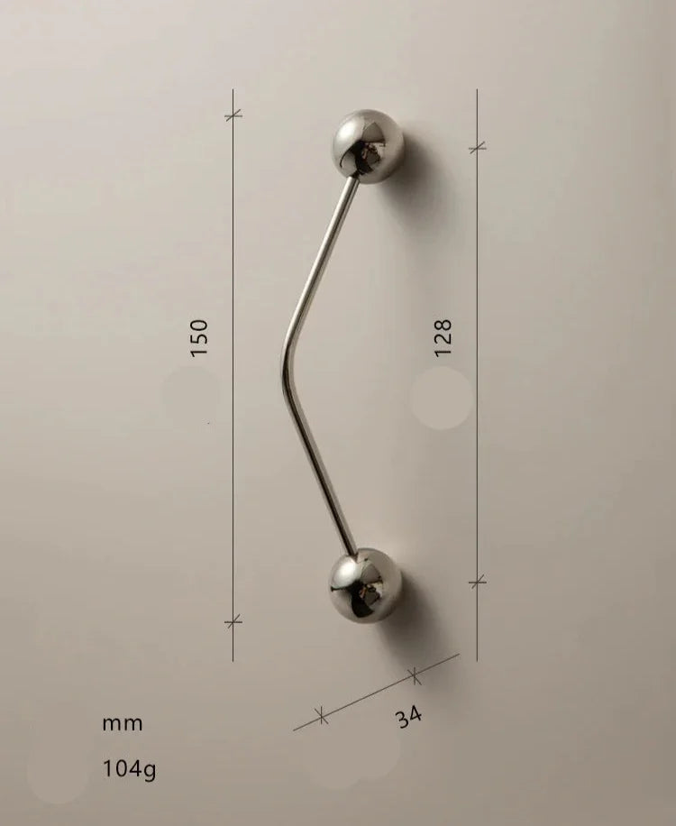 Silmova Brass Drawer Handle
