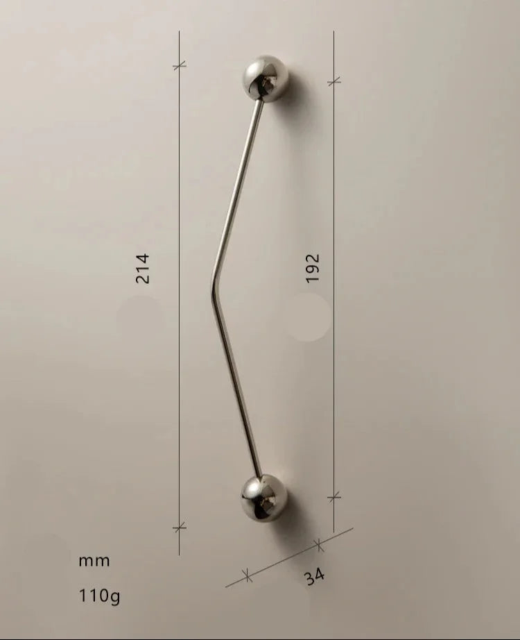 Silmova Brass Drawer Handle