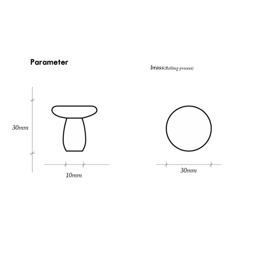 Silmova Brass Drawer Handle