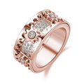 Silver Relaxing Spinner Ring with Spinning Mechanism, Multiple Sizes, view 8
