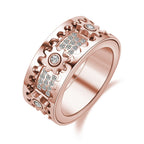 Silver Relaxing Spinner Ring with Spinning Mechanism, Multiple Sizes, view 8