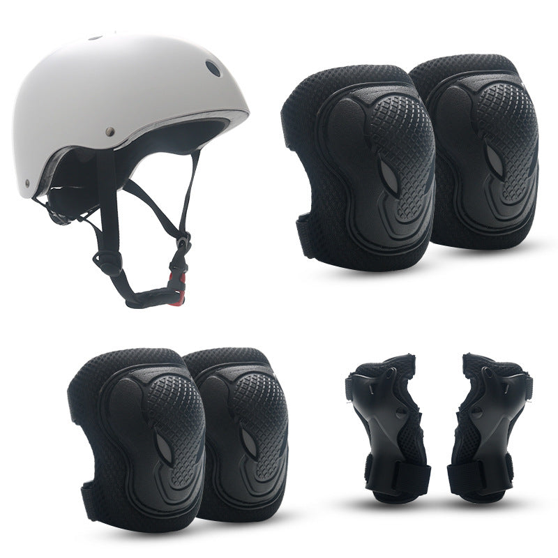 Skate Protective Gear Set with Helmet, Knee, Elbow and Wrist Guards, view 10