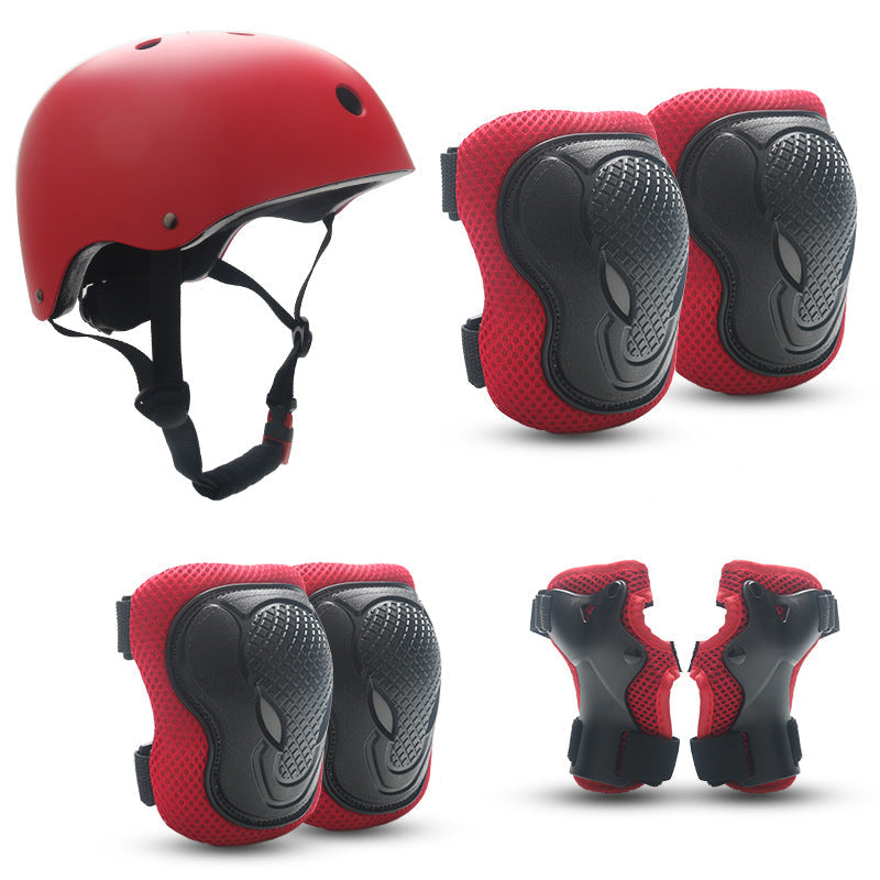 Skate Protective Gear Set with Helmet, Knee, Elbow and Wrist Guards, view 5