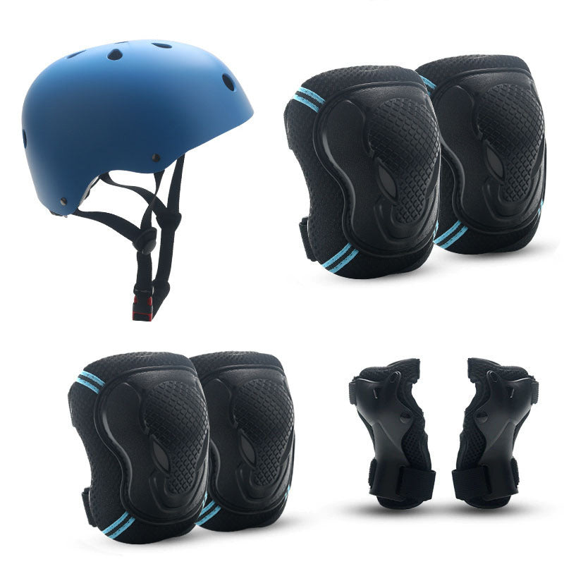 Skate Protective Gear Set with Helmet, Knee, Elbow and Wrist Guards, view 6