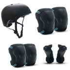 Skate Protective Gear Set with Helmet, Knee, Elbow and Wrist Guards, view 7
