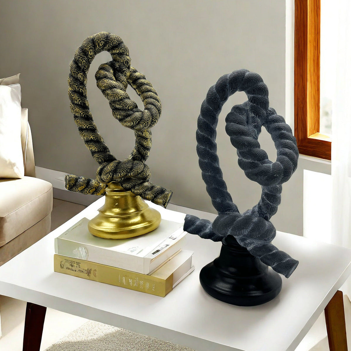 Skulptur Gold White | Thrascher