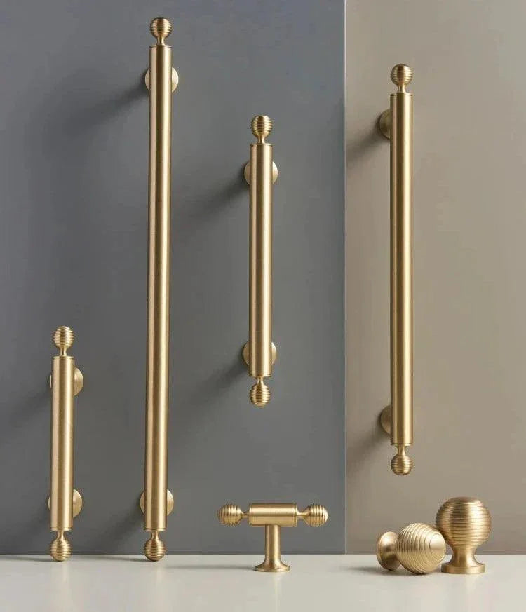 Slatewood Brass Knobs