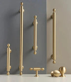 Slatewood Brass Knobs