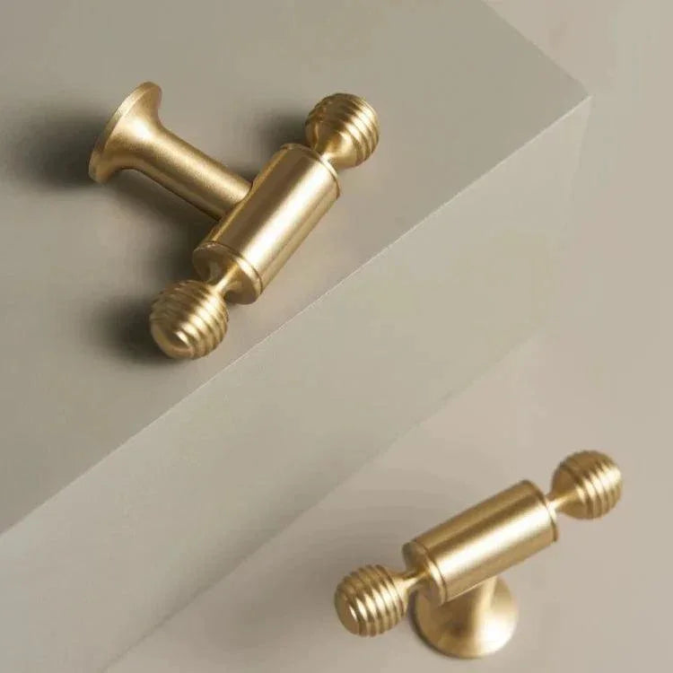 Slatewood Brass Knobs