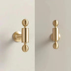 Slatewood Brass Knobs