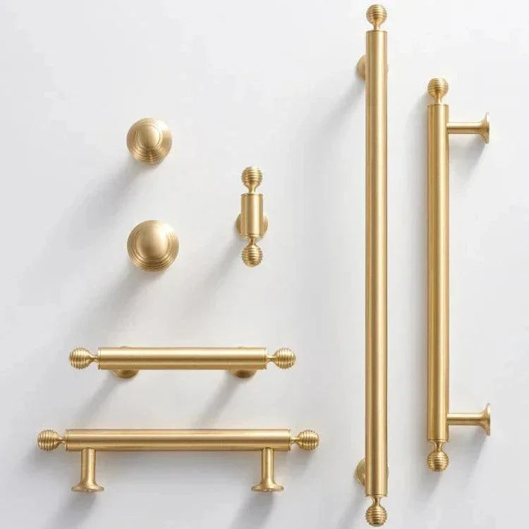 Slatewood Brass Knobs