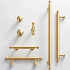 Slatewood Brass Knobs
