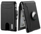 Slim Leather and Aluminum Pop-Up Bifold Wallet with Money Clip, view 11