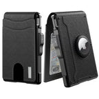 Slim Leather and Aluminum Pop-Up Bifold Wallet with Money Clip, view 16