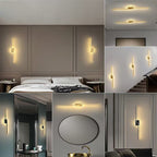 Slim Linear LED Makeup Mirror Light with Halo Backlighting | Thrascher
