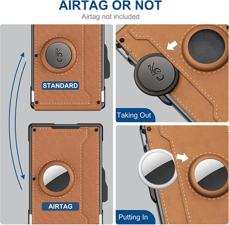 Slim RFID-Blocking Wallet with Pop-Up Card Case and Money Clip, view 3