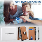 Slim RFID-Blocking Wallet with Pop-Up Card Case and Money Clip, view 4